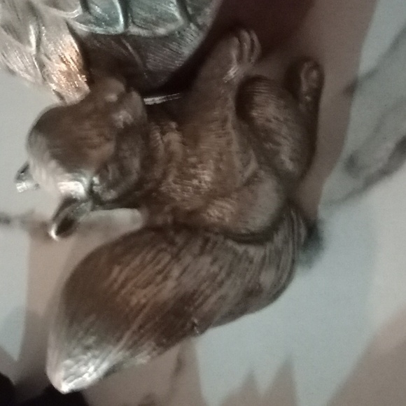 Pottery Barn Silver Squirrel Figurine - Picture 4 of 6